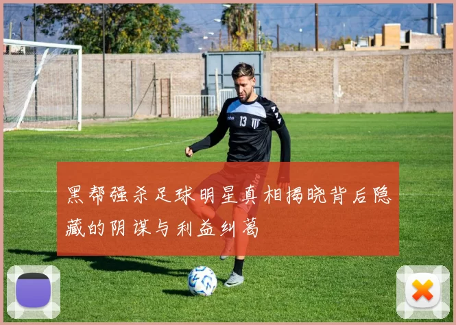 黑帮强杀足球明星真相揭晓背后隐藏的阴谋与利益纠葛